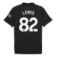 Manchester City Rico Lewis #82 Gostujuci Dres 2025-26 Kratak Rukav